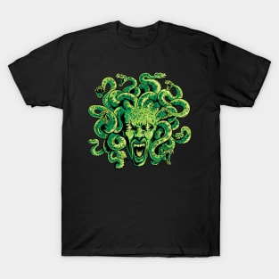 Ancient Greek Mythology Medusa Illustration T-Shirt